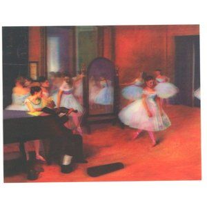 The Dance Class 1871 by Edgar‎ Degas Art Photo Print 8" x 10" Lenticular 3D 3-D